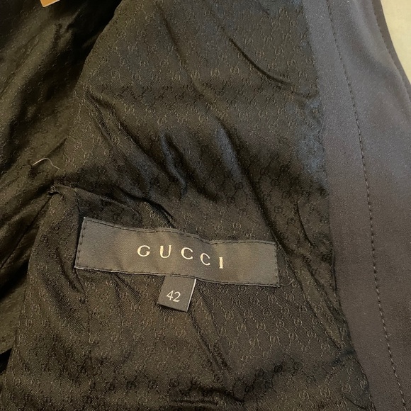 NWT! Gucci Cropped Cotton Jacket With Bamboo Buttons - Picture 12 of 16